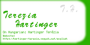 terezia hartinger business card